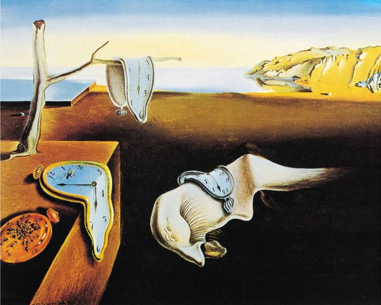  Salvador Dali The Persistence Of Memory Painting Framed Paintings For 